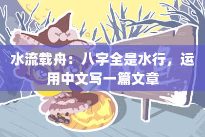 水流载舟：八字全是水行，运用中文写一篇文章