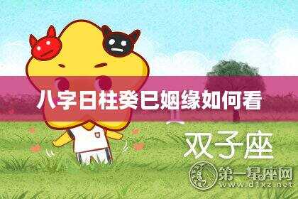 八字日柱癸巳姻缘如何看