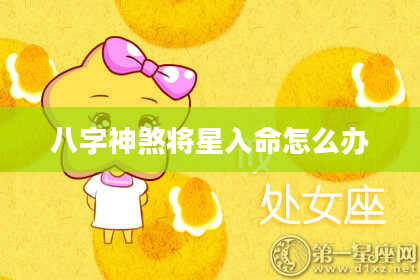 八字神煞将星入命怎么办