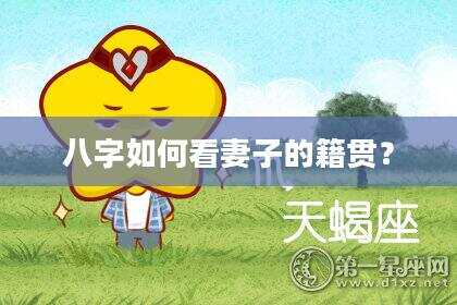 八字如何看妻子的籍贯？