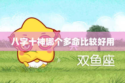 八字十神哪个多命比较好用