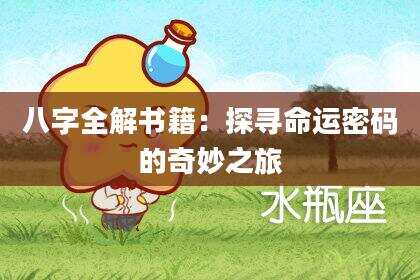 八字全解书籍：探寻命运密码的奇妙之旅