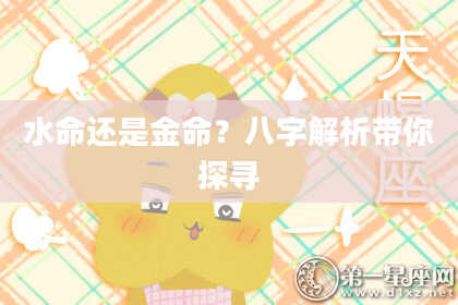 水命还是金命？八字解析带你探寻