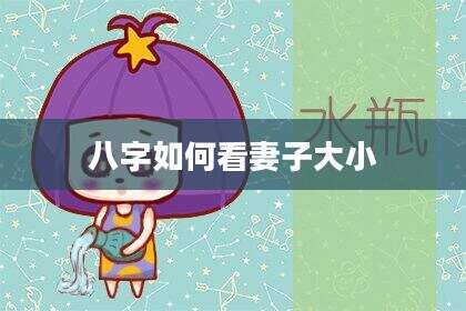 八字如何看妻子大小