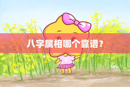 八字属相哪个靠谱？
