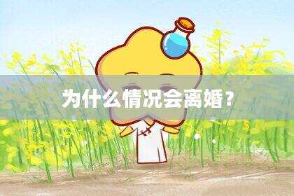 为什么情况会离婚？