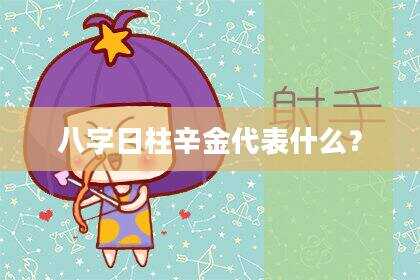 八字日柱辛金代表什么？