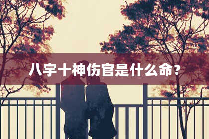 八字十神伤官是什么命？