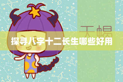 探寻八字十二长生哪些好用