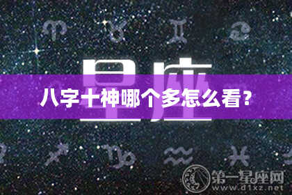 八字十神哪个多怎么看？