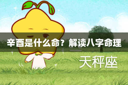 辛酉是什么命？解读八字命理