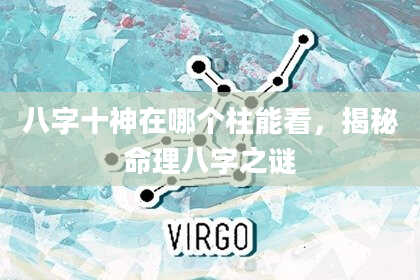 八字十神在哪个柱能看，揭秘命理八字之谜